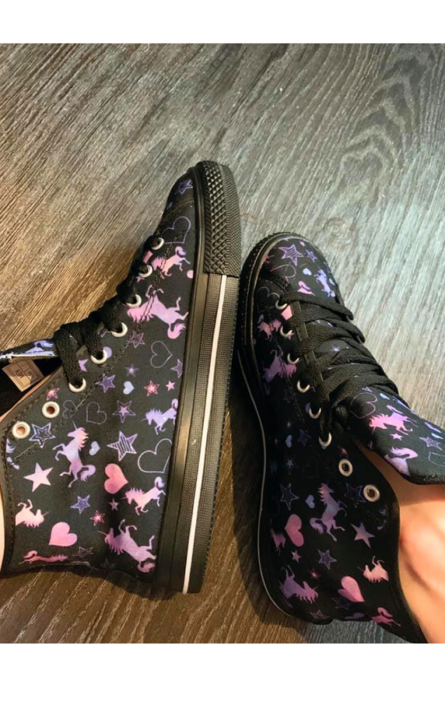 Unicorn Galaxy Hi Tops