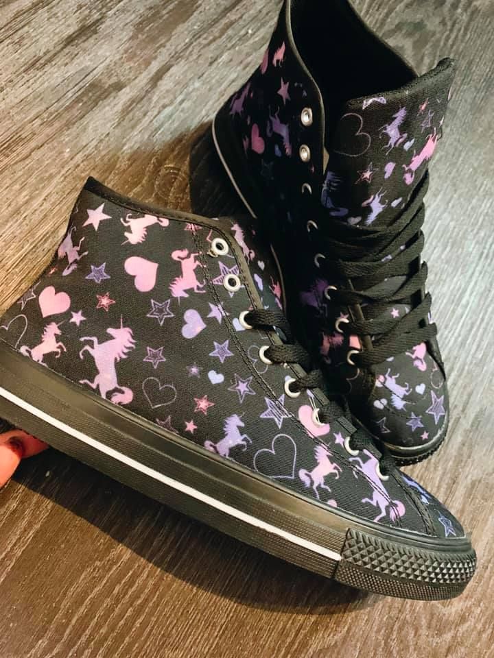 Unicorn Galaxy Hi Tops