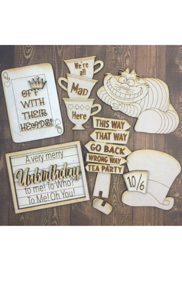 Wonderland Plaques 