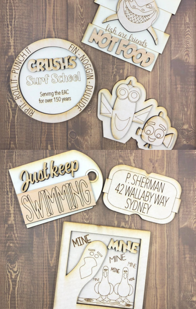 Finding Nemo Plaques 