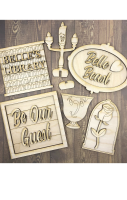 Beauty & The Beast Plaques 