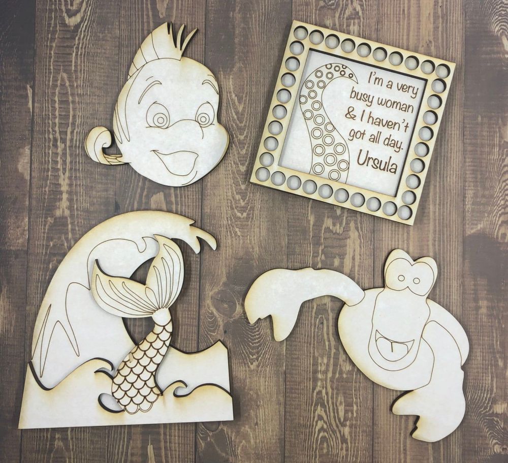 Little Mermaid Plaques 
