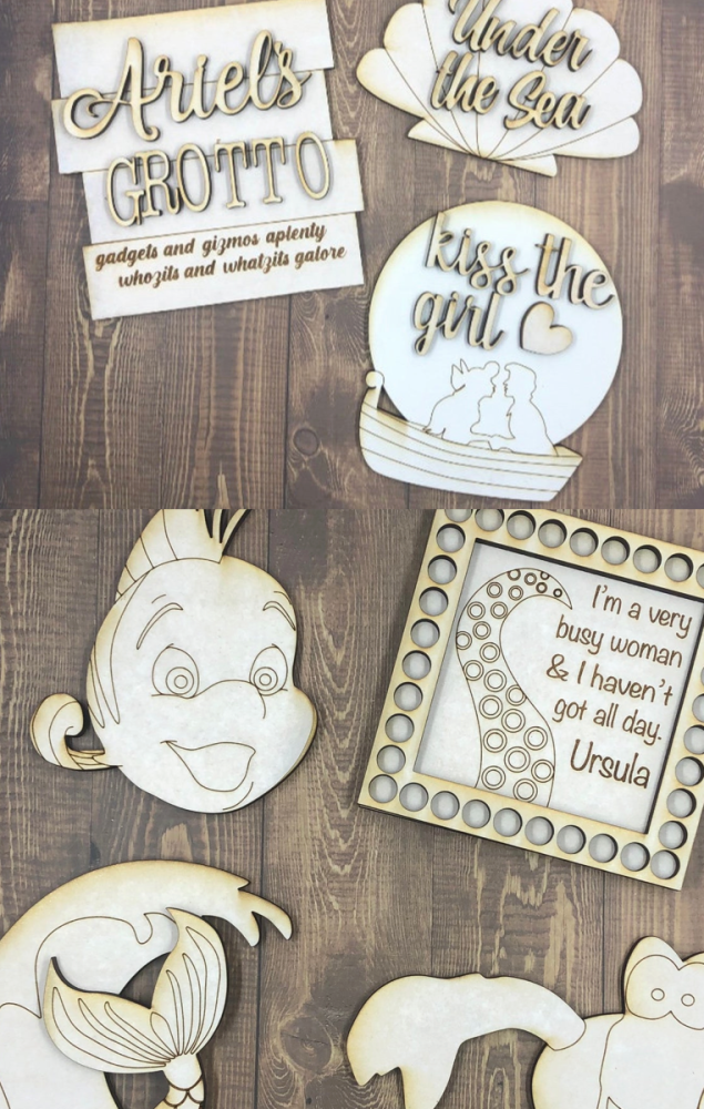 Little Mermaid Plaques 