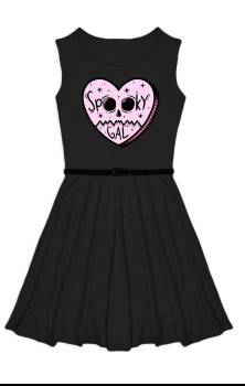 Spooky Gal Skater Dress - Kids