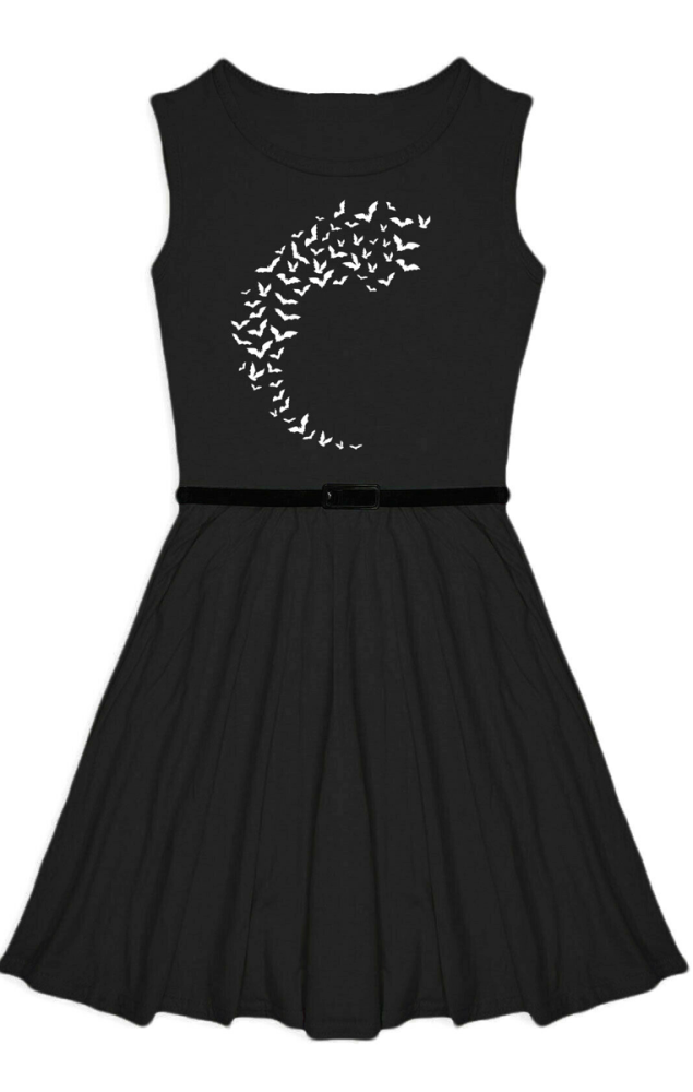 Bats Multi Skater Dress - Kids