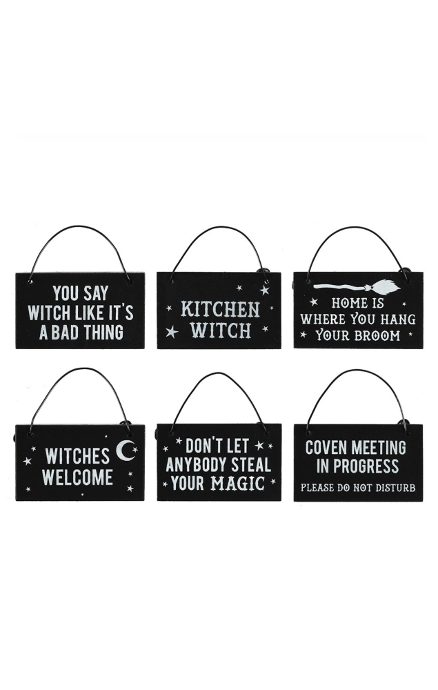 Mini Spooky Signs Set 1