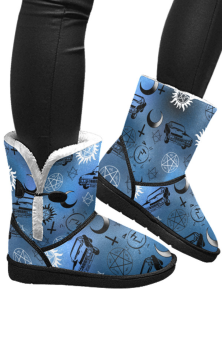Supernatural Blue Snow Boots