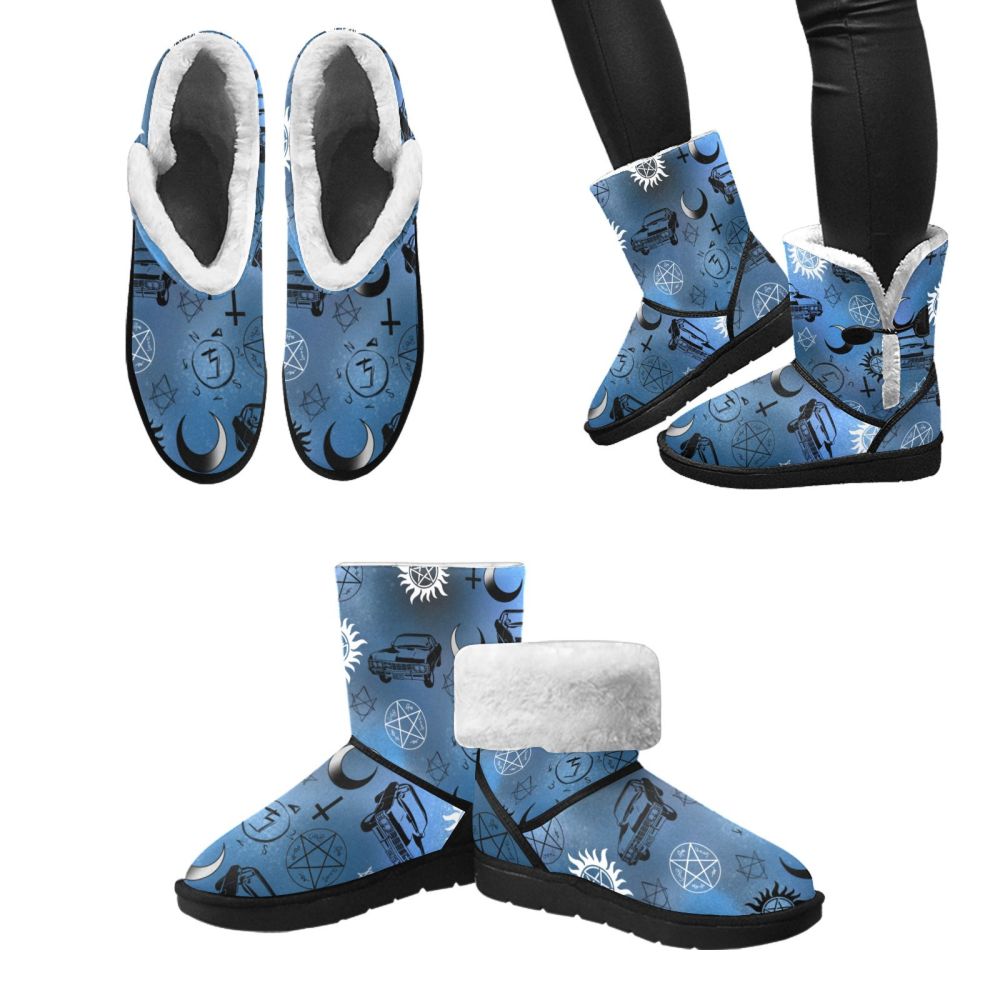 Supernatural Blue Snow Boots