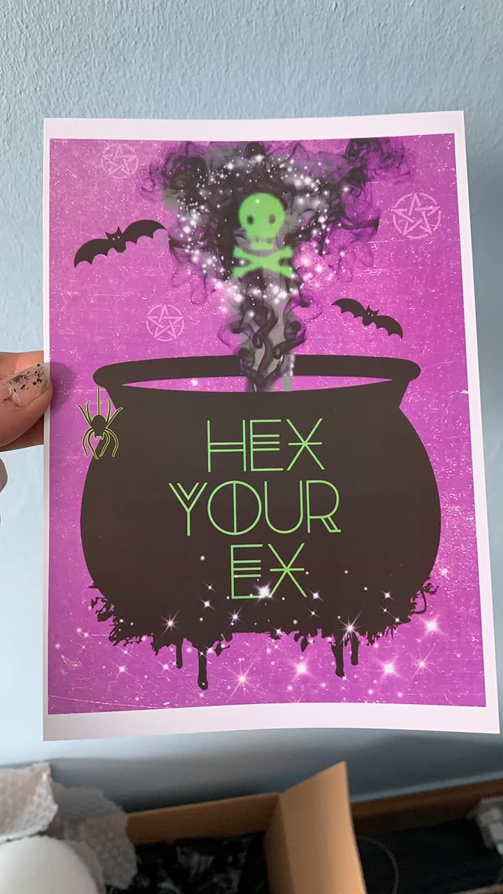 B2 hex your ex print £2