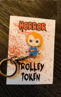 Creepy Doll Trolley Token
