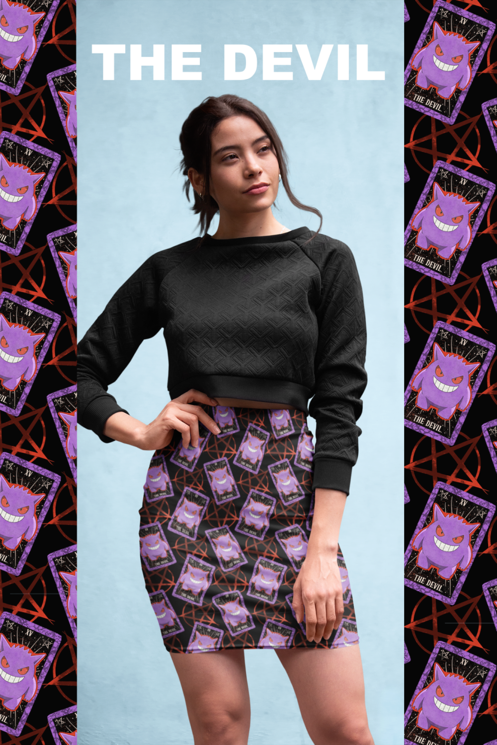 POKEMON Skirt - SKATER OR PENCIL - 7 DESIGNS