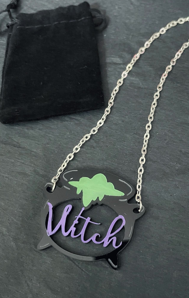 Witch Cauldron Necklace