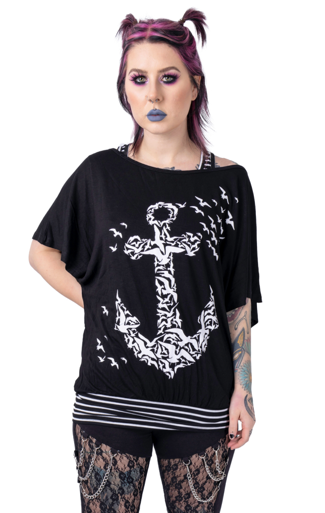 Bird Anchor Top by Innocent lifestyle