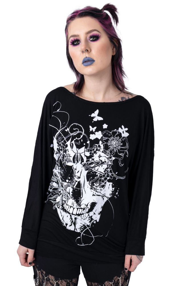 Grunge Skull Top by Innocent lifestyle