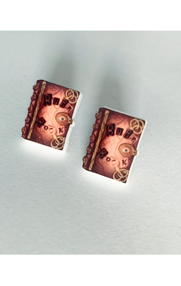 Burn Book Stud Earrings