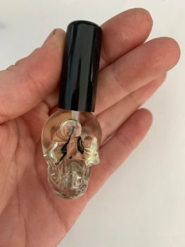 Skull Glass Bottle Cuticle Oil