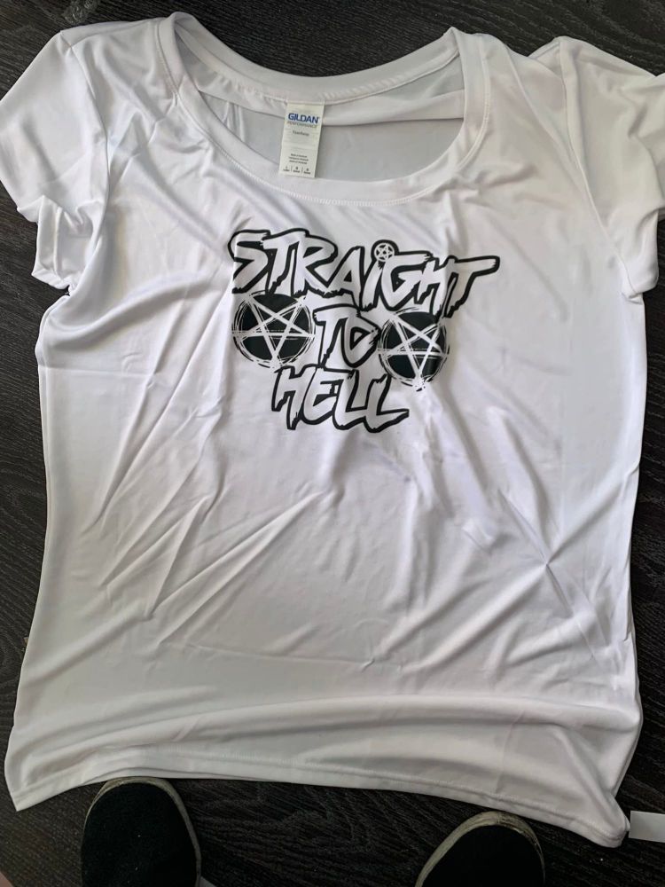 A3 STRAIGHT TO HELL TEE SIZE 14-16