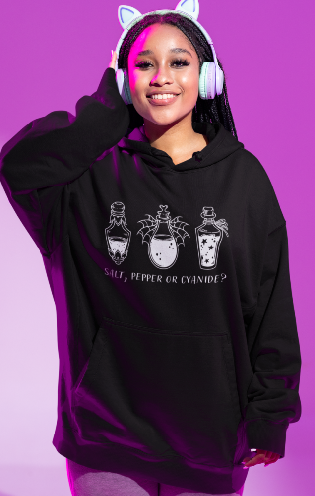 Salt Pepper Cyanide Top