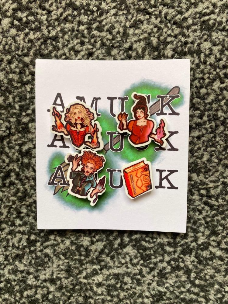 Hocus Pocus Sistaas Pin Badge Set