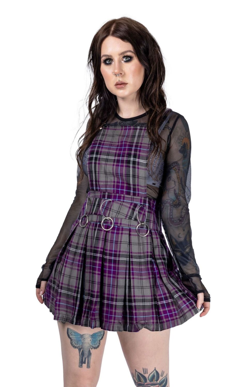 Faye pinafore dress by Heartless