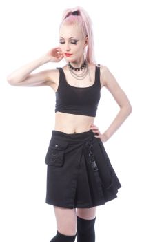 Infinity skirt by Chemical black