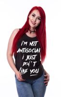 Antisocial vest by Cupcake cult