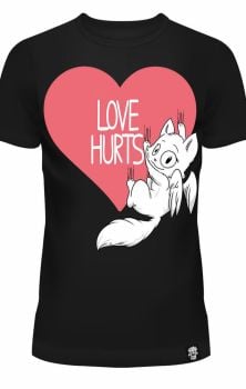 Love hurts t-shirt by Cupcake cult RRP £22.99