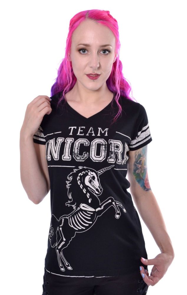 Team unicorn t-shirt by Heartless RRP £22.99