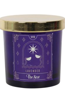 The star tarot candle Lavender