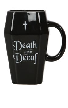 Death before decaf mug 