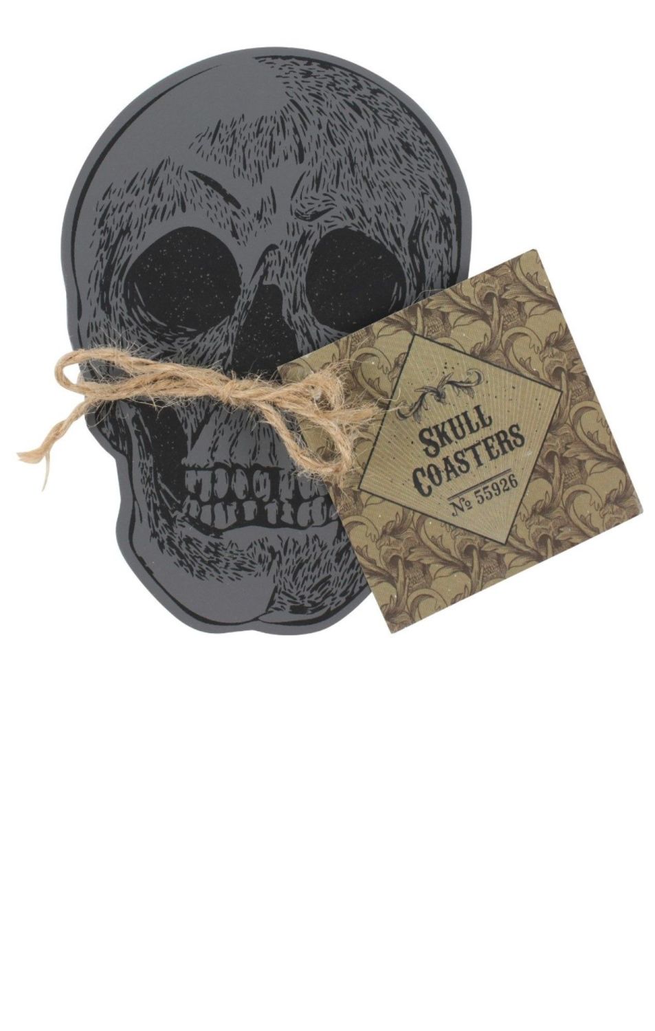 Set of 4 Skull coasters RRP £9.99