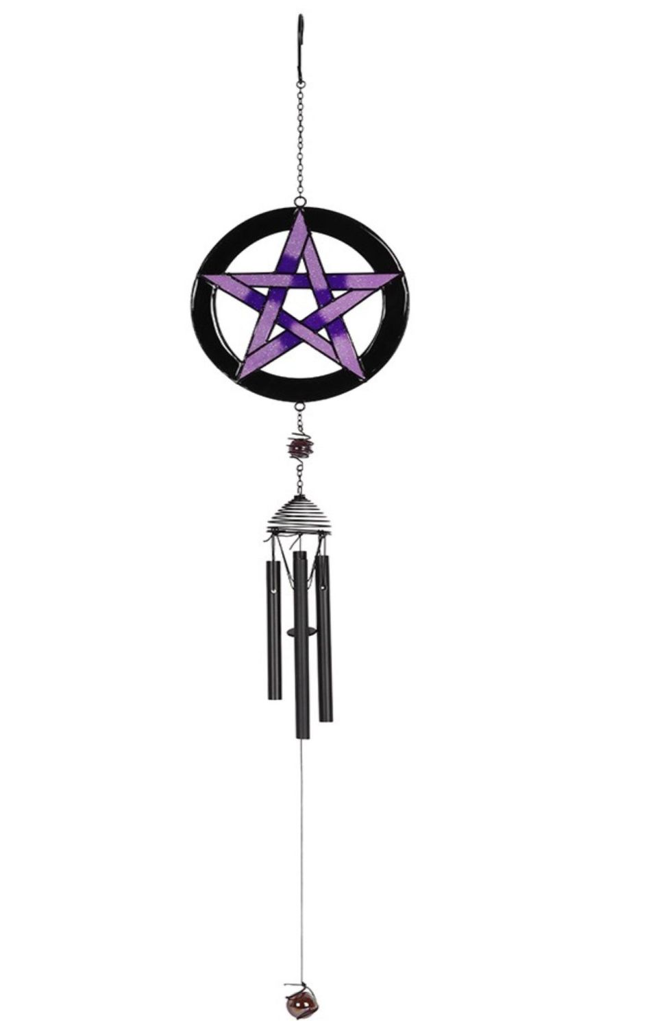 Purple Pentagram Windchime RRP £25.99