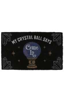 Crystal ball door mat