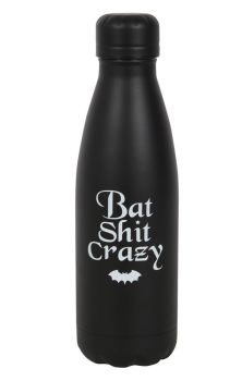 Bat shit crazy metal bottle 