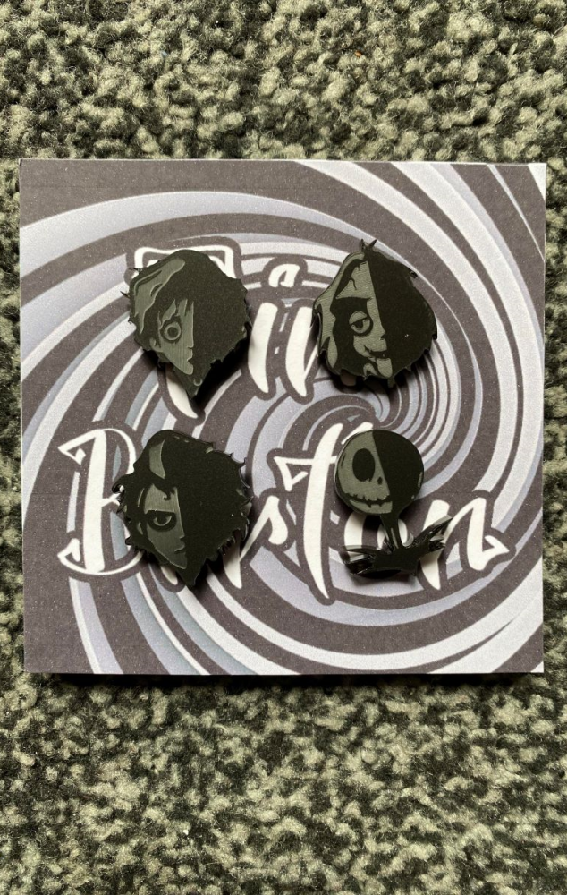 Tim Burton Pin Badge Set