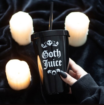 Goth juice tumbler