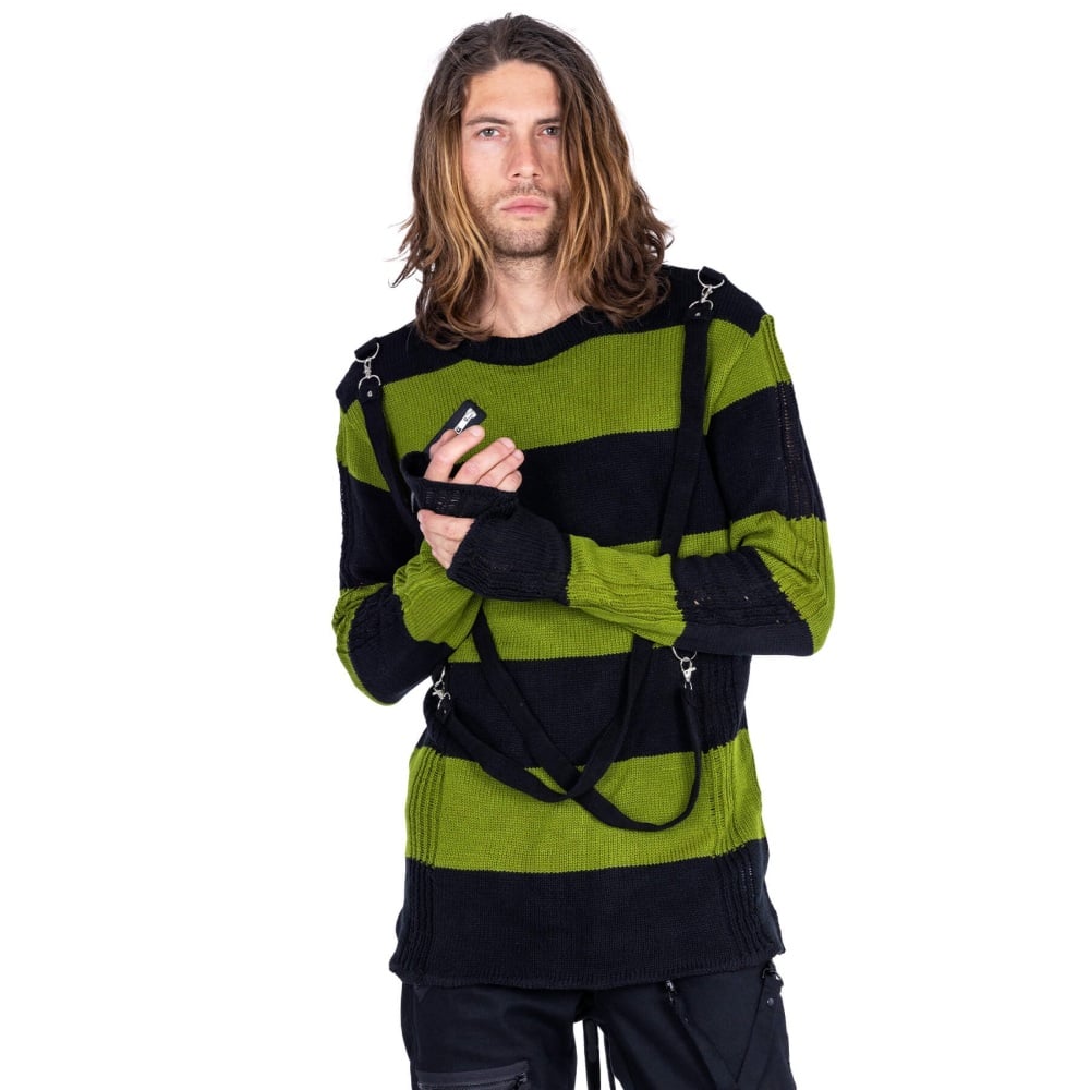 Amalric Jumper Black & Green  RRP £34.99