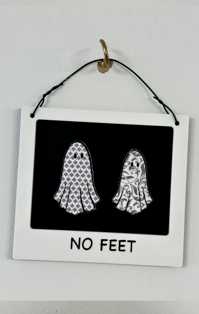 No Feet Sign - Printed