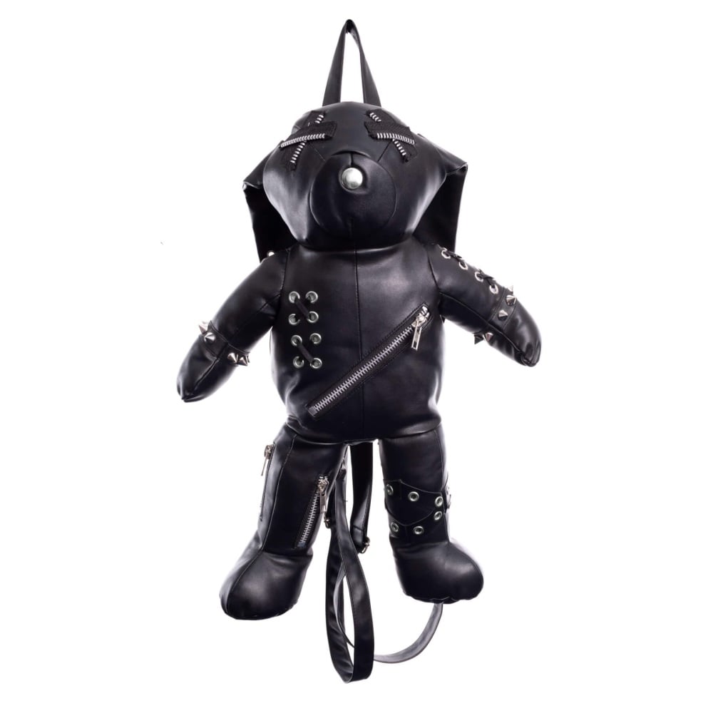 Evil Bunny Black PVC Backpack RRP £49.99