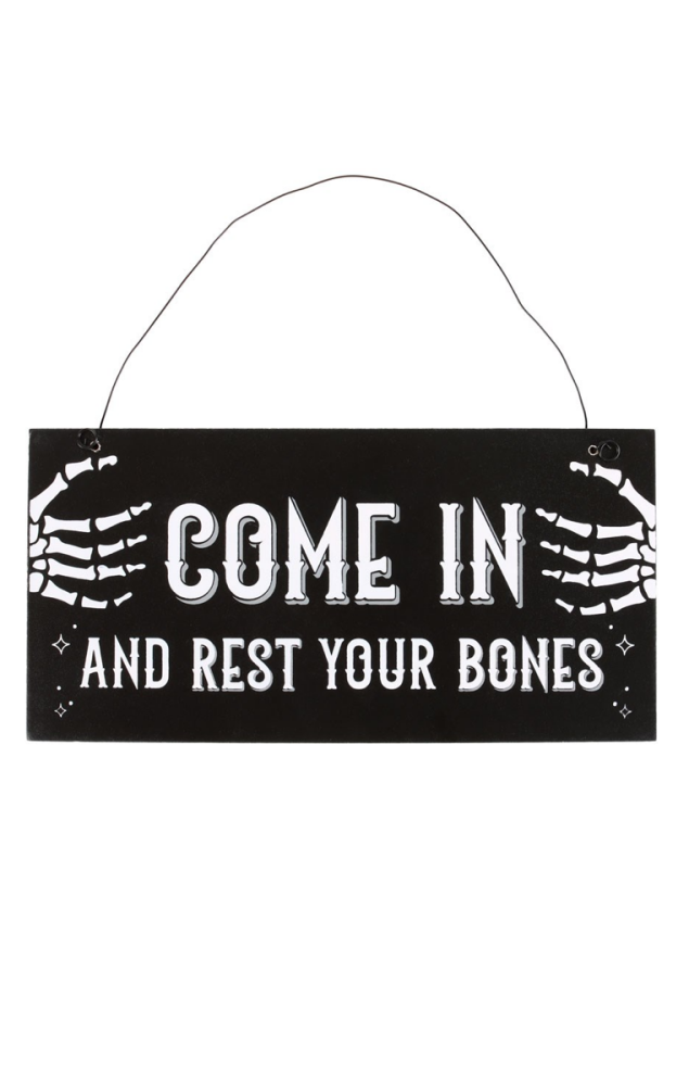 REST YOUR BONES SIGN RRP £4.99