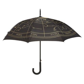 Black Astrology Wheel Umbrella RRP £21.99 SALE PRICE £13.99
