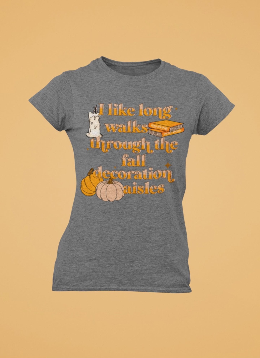 I Like Long Walks (Grey Tee 2XL only)
