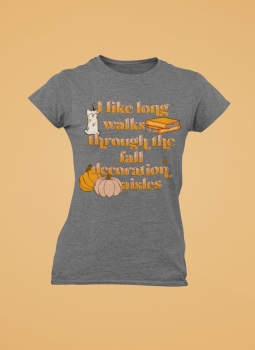 I Like Long Walks (Grey Tee 2XL only)
