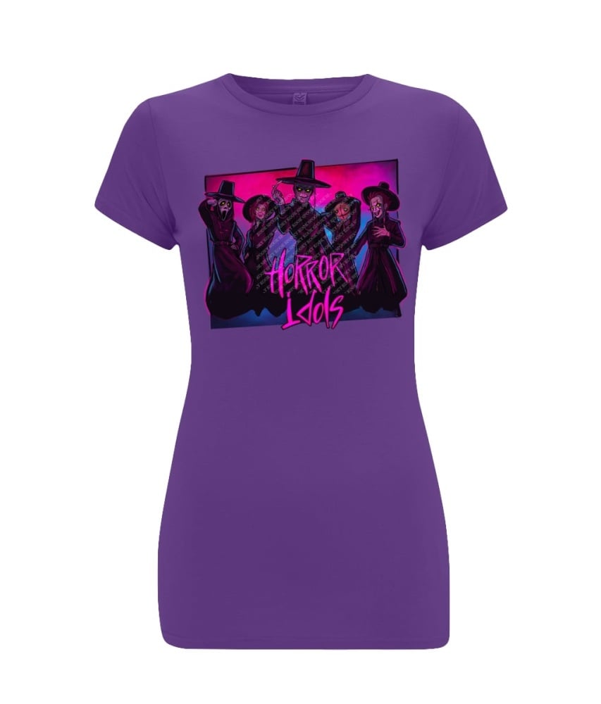Horror Idols SK121 Purple t shirt