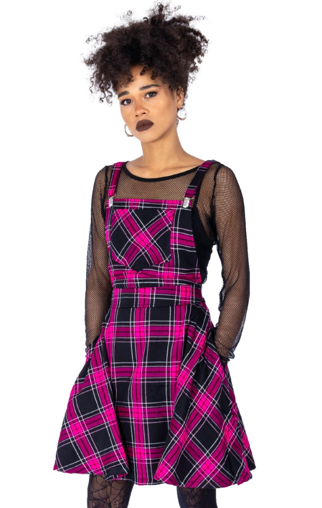 Maeve Pinafore Dress - Dark Pink RRP £37.99