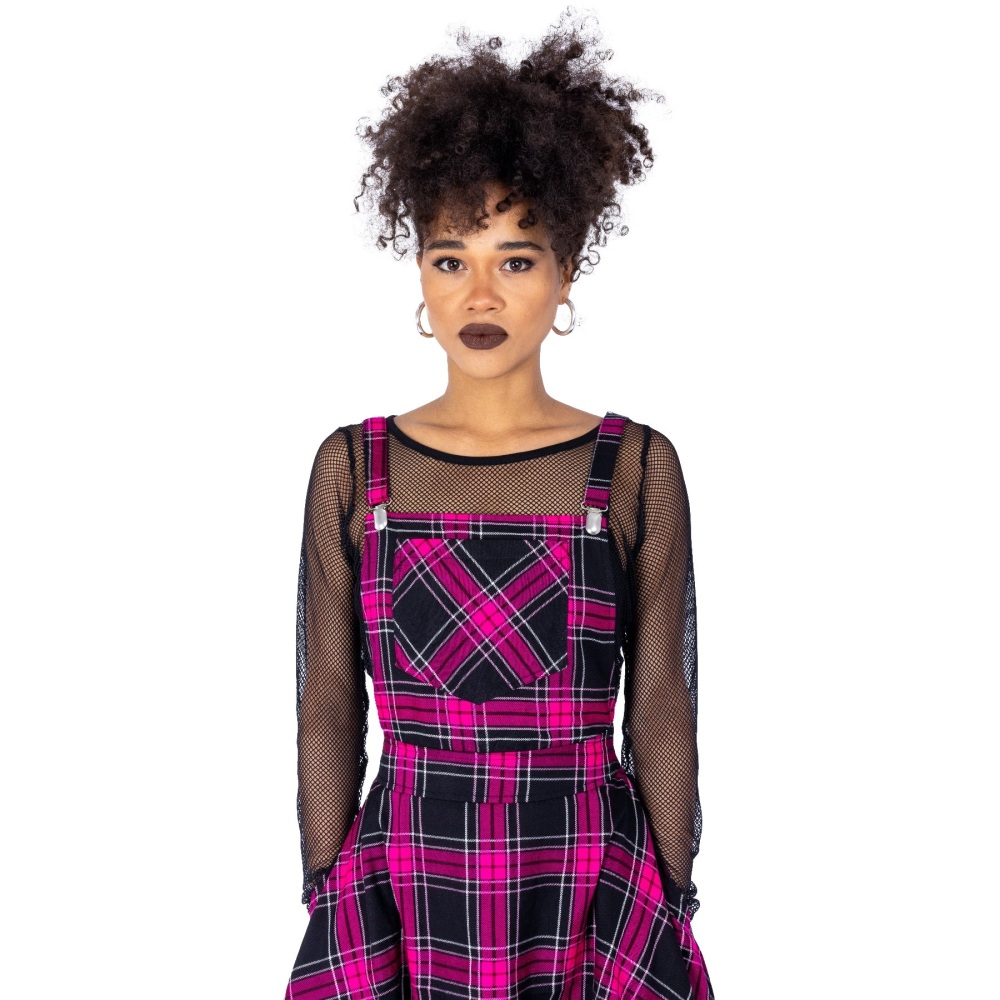 Maeve Pinafore Dress - Dark Pink RRP £37.99