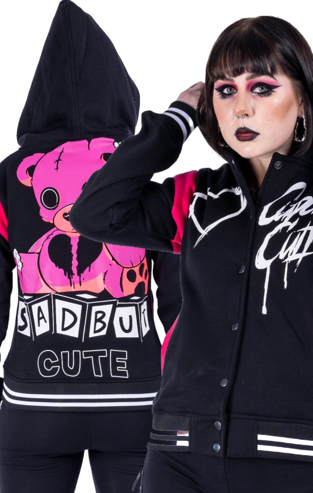 Sad But Cute Varsity Jacket