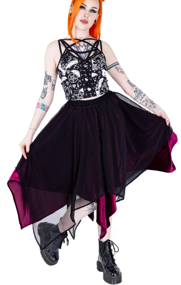 Oceane Skirt Red