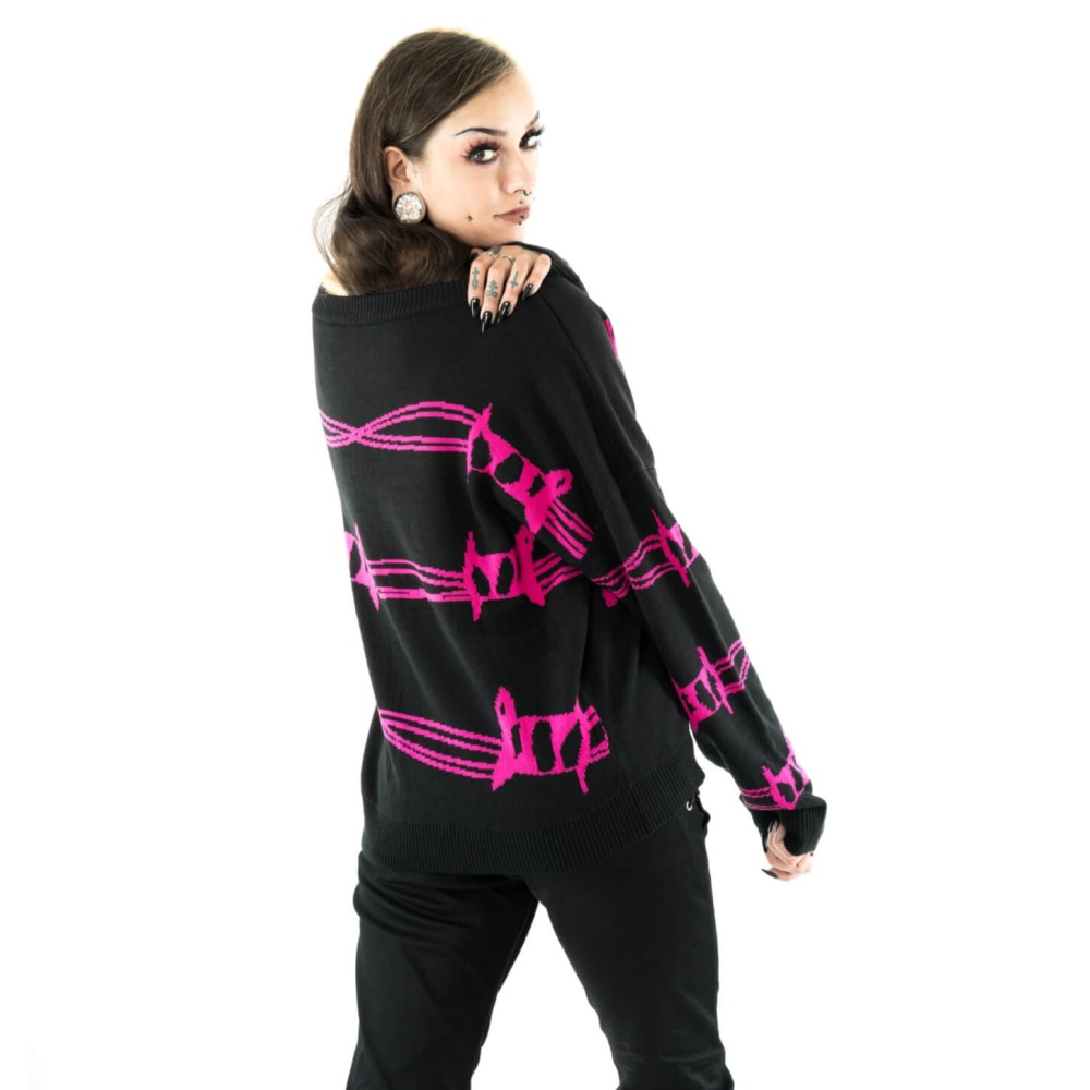 Barbed Wire Sweatshirt Pink