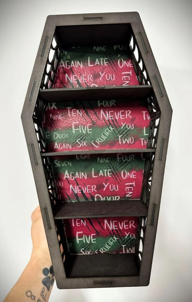 Elm Street Coffin Shaped Shelf
